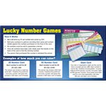 GIANT LUCKY NUMBER CARD GAME 1-100