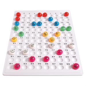 CHECK TRAY TO SUIT PING PONG BALLS 1-100