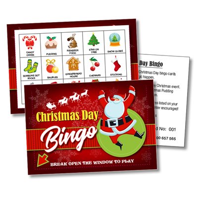Christmas Day Bingo Gift Boxes