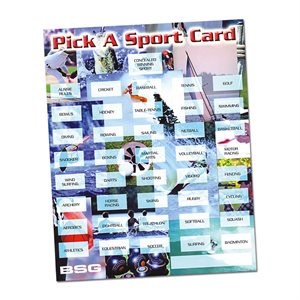 PICK A SPORT CARDS